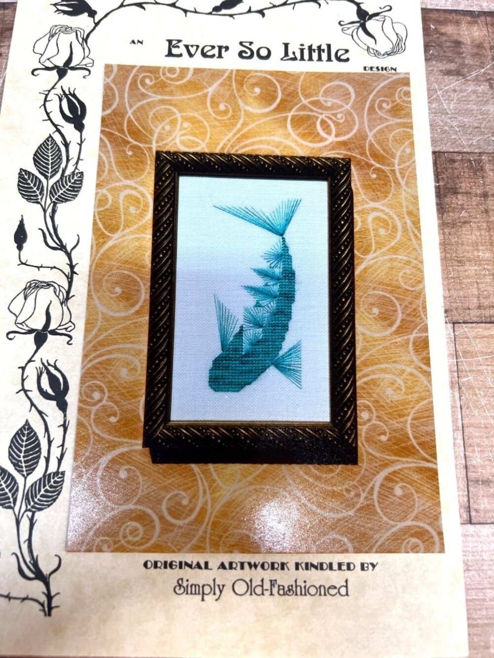 Ever So Little #29 Fish Cross-Stitch Pattern  Simply Old-Fashioned Design